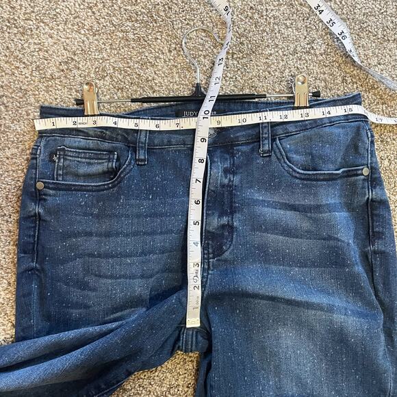 Judy Blue Relaxed Fit Jeans Size 11/30 Faded Dark Finding Fireflies - Picture 5 of 6